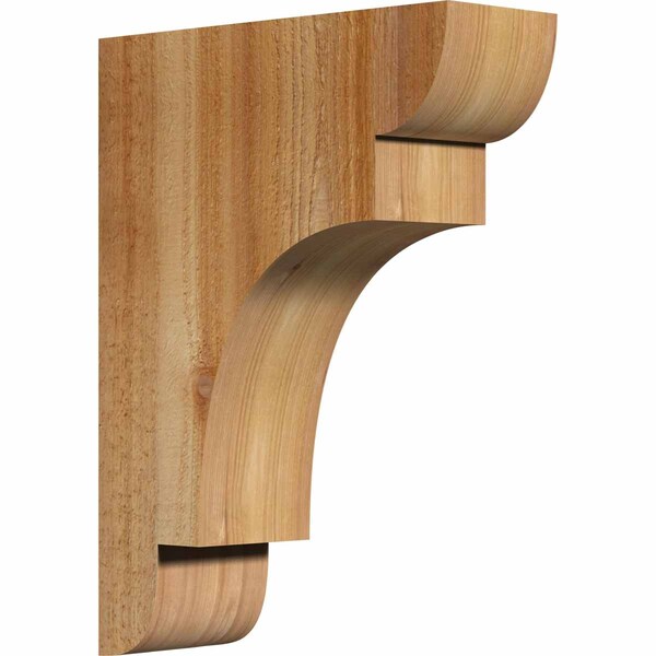 Ekena Millwork New Brighton Rough Sawn Corbel, Western Red Cedar, 4"W x 12"D x 16"H COR04X12X16NEB00RWR - main